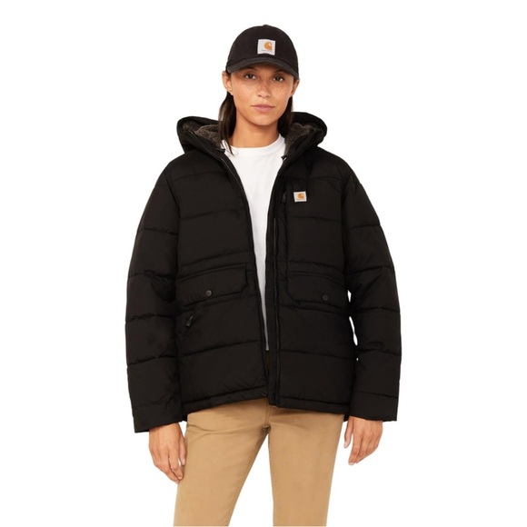 NWT Carhartt Women's Montana Sherpa Lined Puffer Jacket - Picture 2 of 6